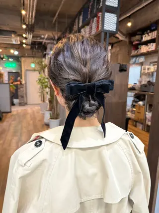 セミロング ヘアアレンジ A.R.K NORIのヘアスタイル