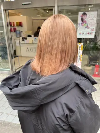 ミディアム カラー 🌻髪質改善カラー 🌻Yunaのヘアスタイル