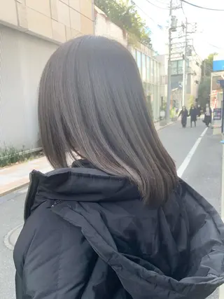 ミディアム カラー 縮毛矯正✖️似合わせ 🌻ヒトミのヘアスタイル