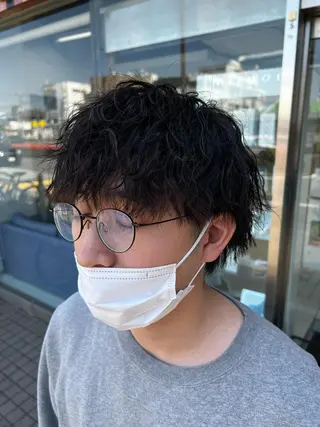 パーマ メンズ 髪質改善美容室bokuno町田店所属・メンズ＆髪質改善縮毛 矯正【平山🔥拓哉】のヘアスタイル