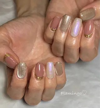 ネイル 40代からの爪を守る ×ケア重視サロン♡のネイルデザイン