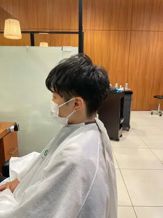 ショート パーマ メンズ REEED所属・髙田 千華 レディースカットのヘアスタイル