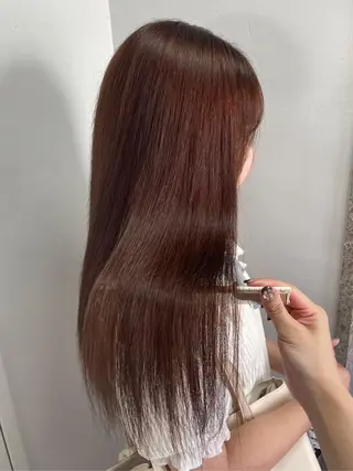 カラー *垢抜け暗髪💍 モデル🖤池袋のヘアスタイル