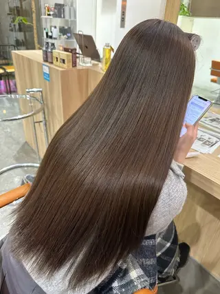 ロング カラー 森 和輝のヘアスタイル