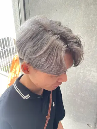 カラー メンズ メンズモテパーマ💙 fuwaのヘアスタイル