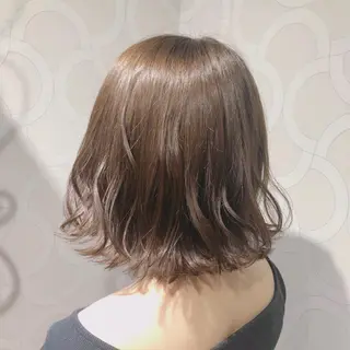 ミディアム カラー 韓国ヘア ♡tomimaのヘアスタイル