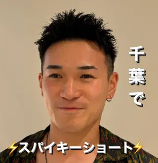 メンズ フェザーパーマ/韓国 /メンズカット保立のヘアスタイル