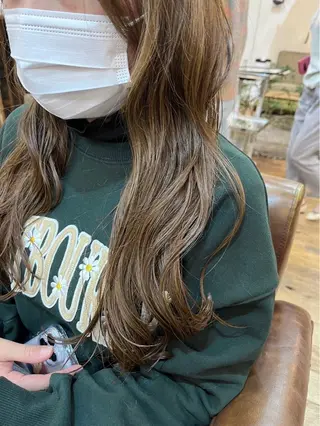 ロング Belle 並木通り店所属・rena/ パーマ/カラーのヘアスタイル