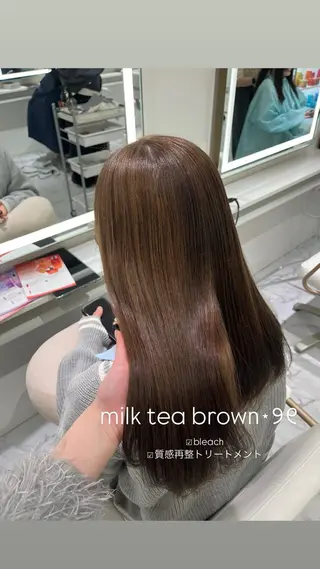 ロング ParveMix /石田 佳澄🩶のヘアスタイル