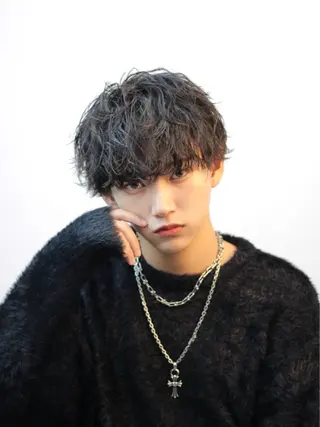 ショート パーマ メンズ 【メンズサロン】 BLUCK 横浜のヘアスタイル