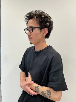 ショート パーマ メンズパーマ/ スパイキー/神田正紀のヘアスタイル