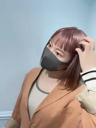 ミディアム カラー 🧸ミルクティー🧸 kousei🧸のヘアスタイル