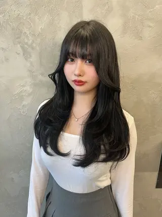 ロング 🇰🇷祝斗🇰🇷 /韓国ヘア/縮毛のヘアスタイル
