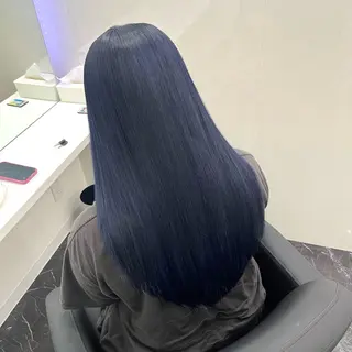 セミロング カラー ハイトーン/ 髪質改善/上質艶髪のヘアスタイル