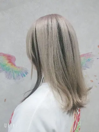 セミロング カラー 🦎白井  護🐍のヘアスタイル