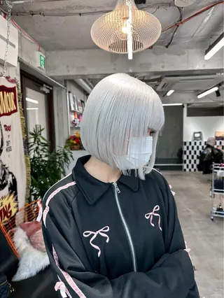 カラー ⭐️ハイトーン⭐️ 💕SAKURA💕のヘアスタイル