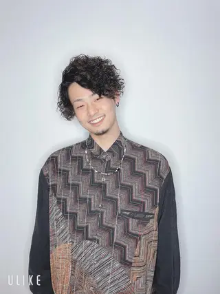 ミディアム メンズ ❣️モードケイズ塚口 和田一将のヘアスタイル