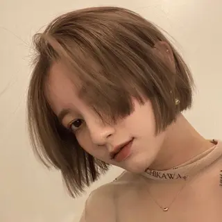 ショート 暖色カラー🧡 ボブ🧚‍♀️マナのヘアスタイル