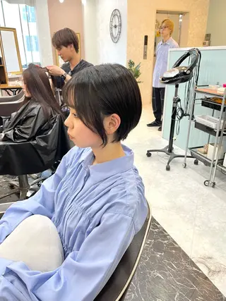 ショート 亀川蓮 Agu hairのヘアスタイル