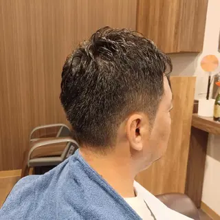 ショート メンズ BARBER 　STAG所属・BARBERSTAG 上拂恭平のヘアスタイル
