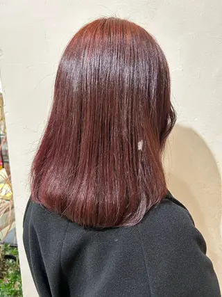 ミディアム カラー 綾香 /透明感カラーのヘアスタイル
