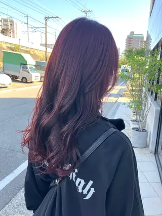 ロング カラー 髪質改善カラー/ 縮毛矯正町田佑人のヘアスタイル