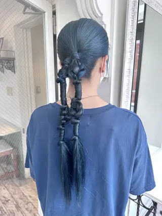 ヘアアレンジ 髪質改善・艶髪カラー 🌷miku🌷のヘアスタイル