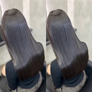 セミロング 新宿/韓国風レイヤー 髪質改善/ジャッキーのヘアスタイル