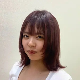 ショート カラー ヘアアレンジ キヨミ 韓国レイヤーカットのヘアスタイル