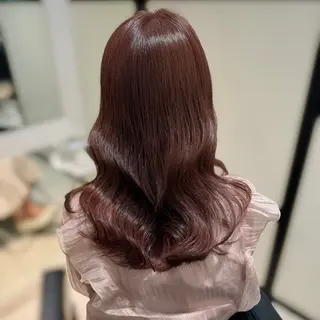 セミロング カラー kana ブリーチなしカラー✨のヘアスタイル