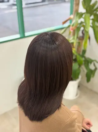 ミディアム Angelica manaのヘアスタイル