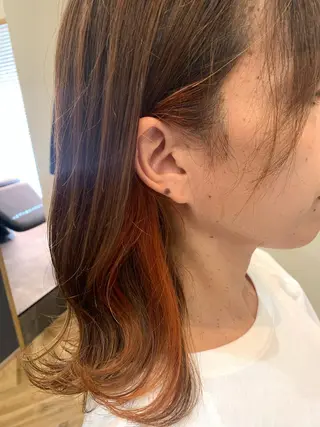 ミディアム 田丸 なつみのヘアスタイル