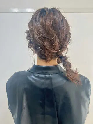 ミディアム ヘアセット/金山 佐野 妃都美のヘアスタイル