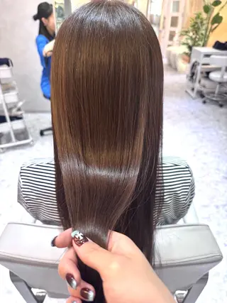 セミロング カラー 🎀透明感カラー/ Zina浅田涼風🎀のヘアスタイル