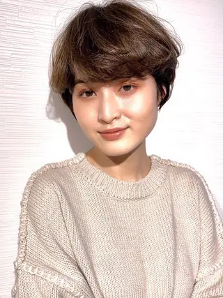 ショート カラー LucksiMie 銀座店所属・【韓国 レイヤー 髪質改善✨】かずのヘアスタイル