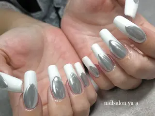 ネイル ネイル&ホワイトニング   Yu-a所属・yu-a  スカルプ ネイルakiのネイルデザイン