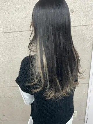 ロング カラー Agu hair act 姫路駅前おみぞ筋店所属・カワモト ソウタのヘアスタイル