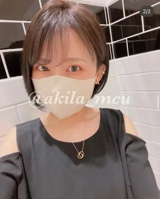 ショート カラー ヘアアレンジ エグチ アキラのヘアスタイル