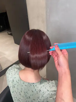 カラー offwhite Nano🪩🧡のヘアスタイル