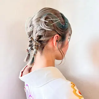 irwi/イルウィ所属・miku🎀門前仲町 ブリーチ・レイヤーのヘアスタイル