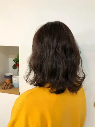 ミディアム 髪質改善ayame 横山諒のヘアスタイル