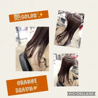 セミロング カラー 艶color💐 MASAYOのヘアスタイル