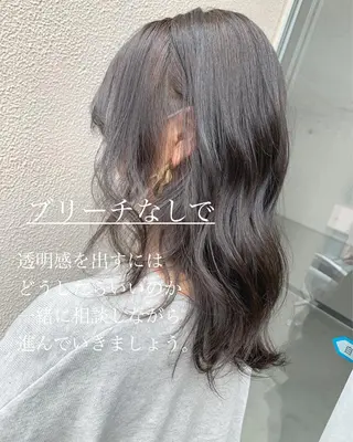 ミディアム カラー flocci🌙 フロクシのヘアスタイル