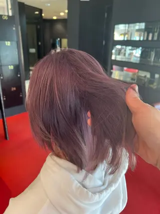 ミディアム カラー EARTH 三重県 四日市店所属・髪質改善/ ハイトーン/坂本拓のヘアスタイル