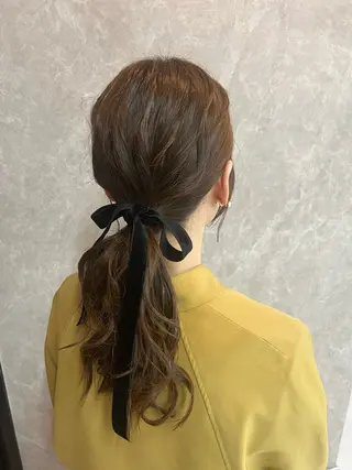 セミロング ヘアアレンジ men's&ladys J'sGrace【メンズアンドレディース ジェイズグレイス】所属・🌻J'sGrace /JUMA🌻のヘアスタイル