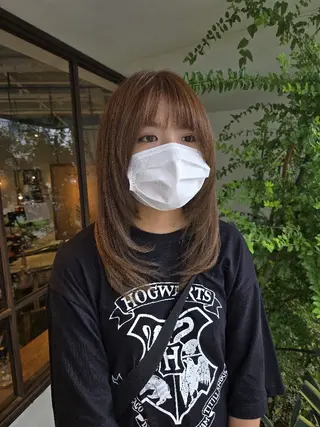 セミロング IT’s所属・韓国好き🇰🇷 美容師MIKUのヘアスタイル