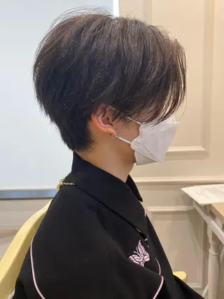 メンズ 透明感ブリーチ/ メンズパーマのヘアスタイル