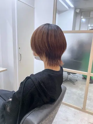 ミディアム EMANON新宿南口所属・🦄中性ウルフ ☁️Shiori🦄のヘアスタイル