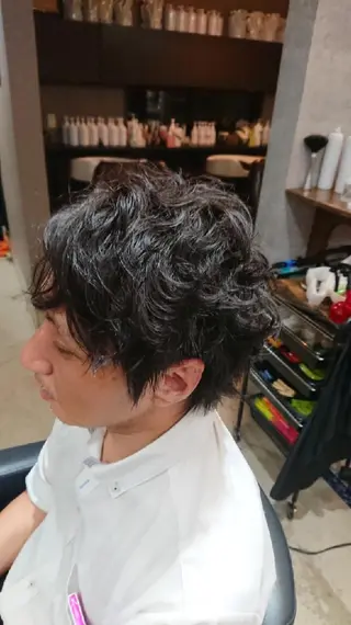 パーマ メンズ 浅野  勇貴のヘアスタイル
