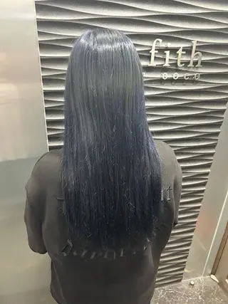 ロング 福田 康貴のヘアスタイル